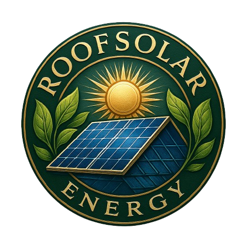Roof Solar Energy Logo